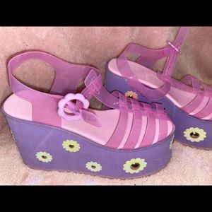 Platform Jelly sandals